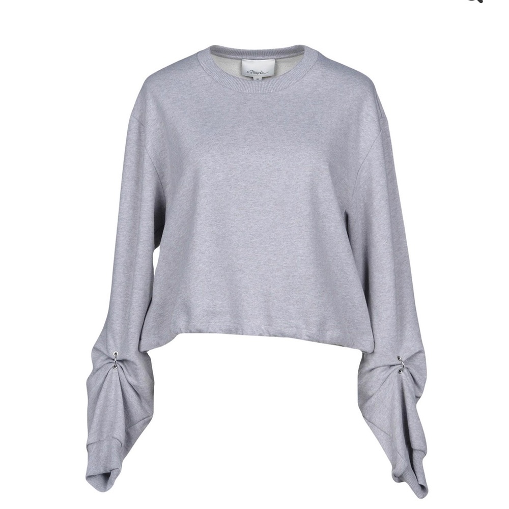 3.1 PHILLIP LIM grey heather sweatshirt BRAND NEW